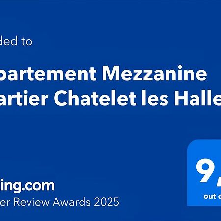 Appartement Mezzanine Quartier Chatelet Les Halles 4 Free Netflix Paris Bagian luar foto