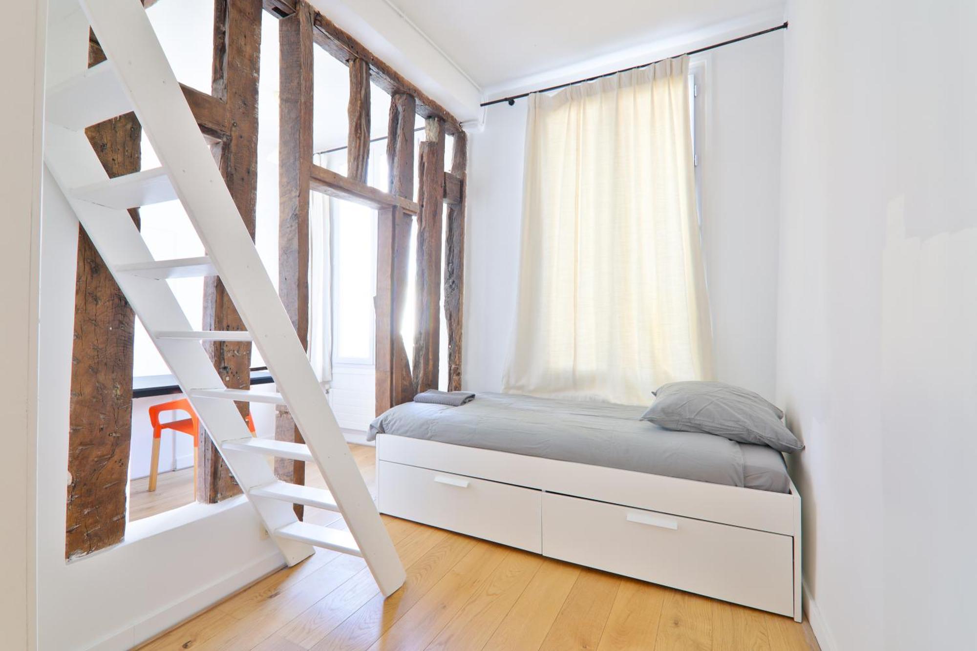 Appartement Mezzanine Quartier Chatelet Les Halles 4 Free Netflix Paris Bagian luar foto