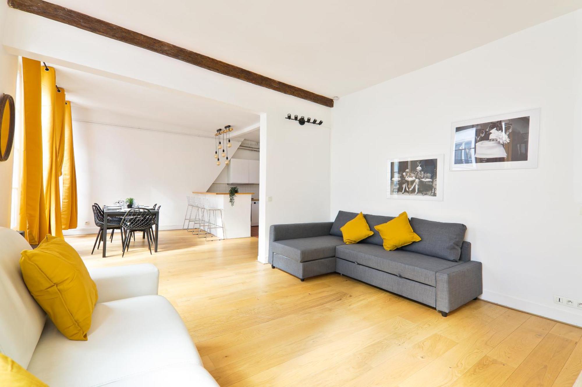 Appartement Mezzanine Quartier Chatelet Les Halles 4 Free Netflix Paris Bagian luar foto