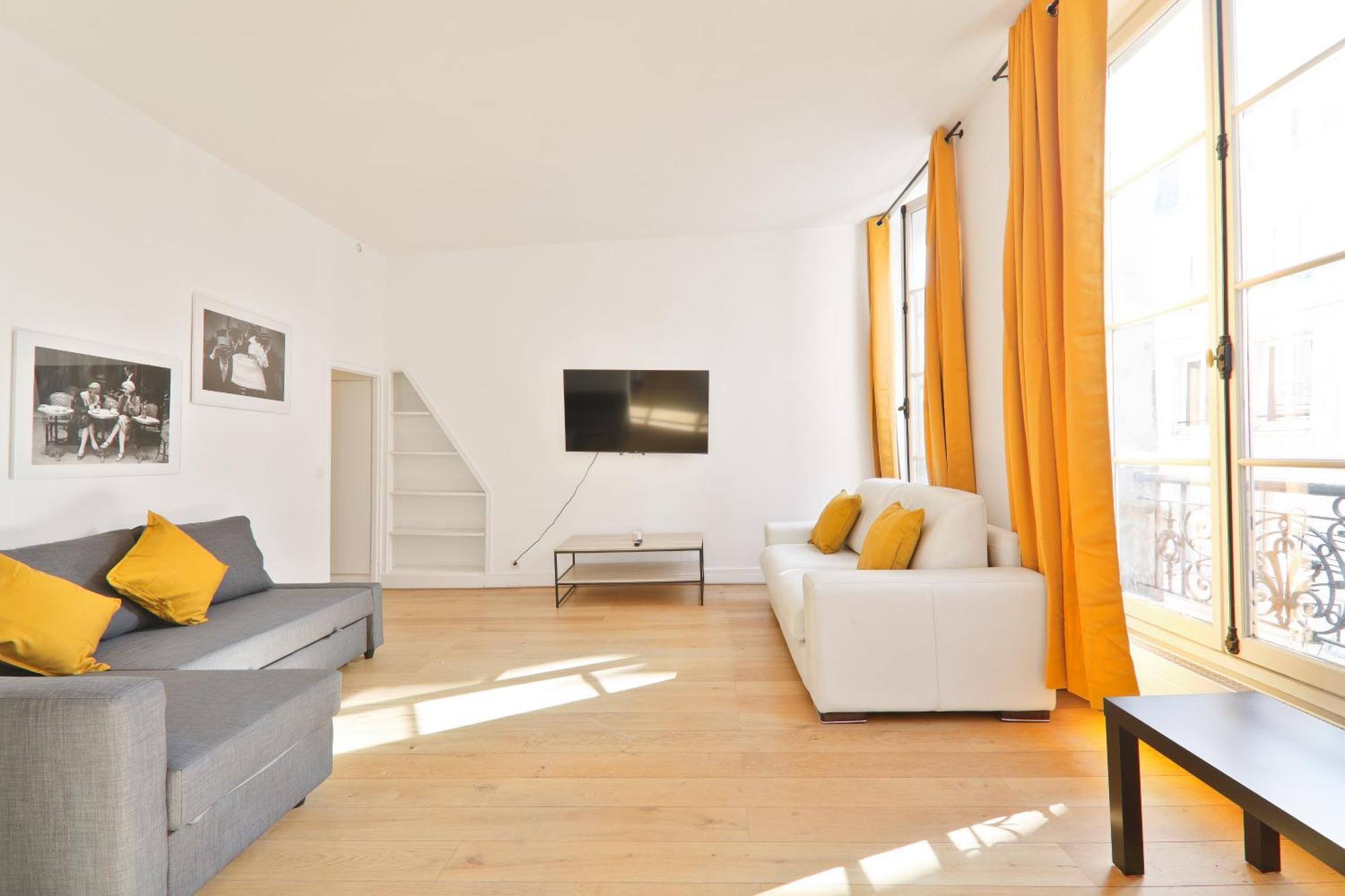 Appartement Mezzanine Quartier Chatelet Les Halles 4 Free Netflix Paris Bagian luar foto